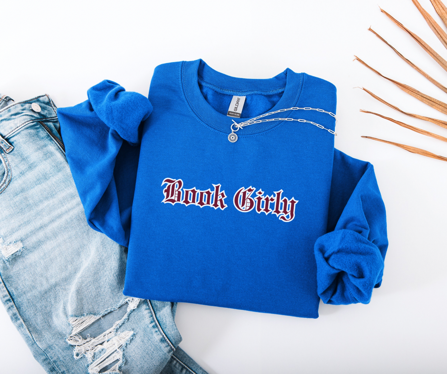 Book girly Crewneck Sweater