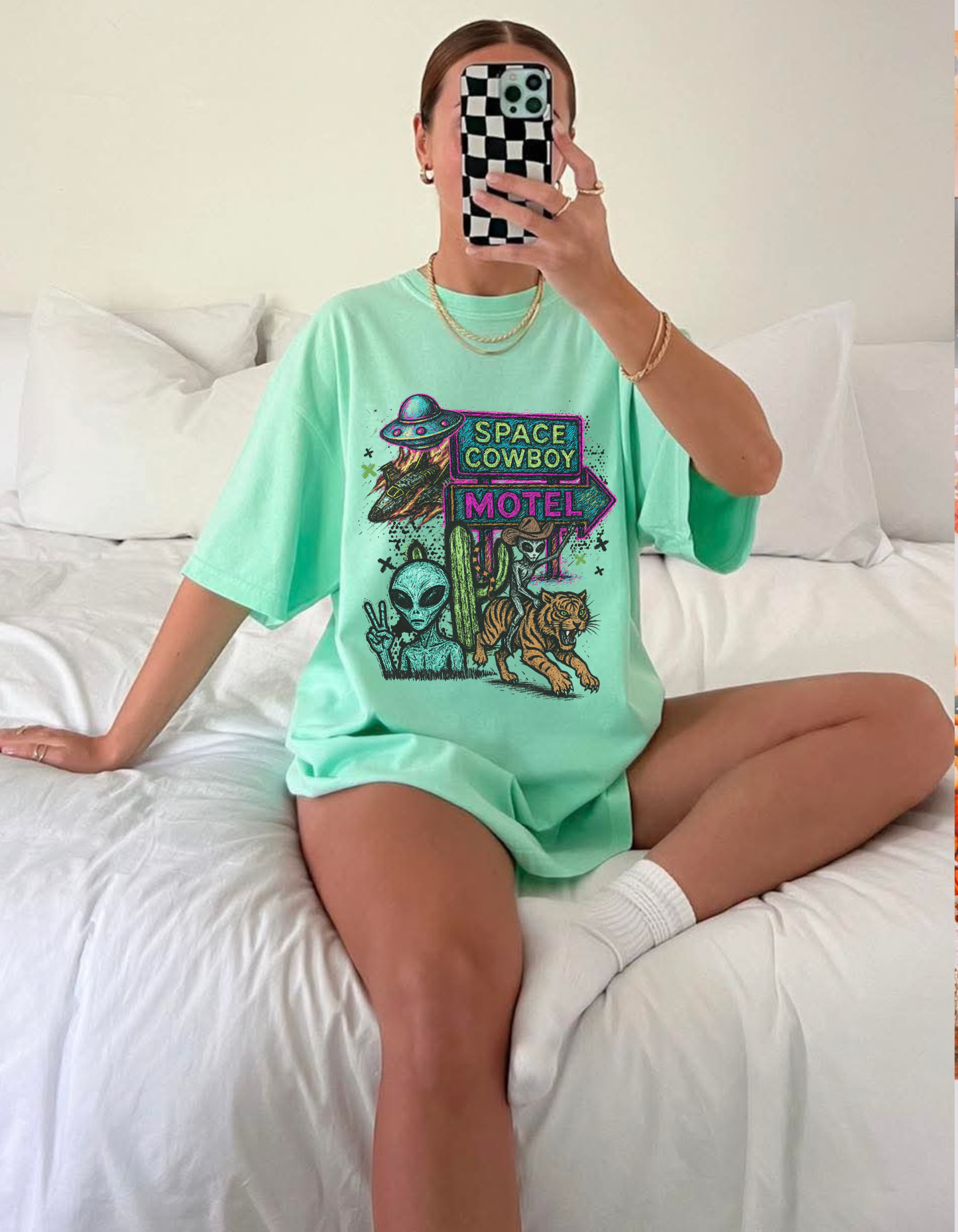 Space Cowboy Motel Graphic Tee