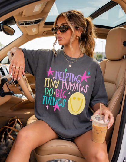 Helping tiny humans Graphic tee