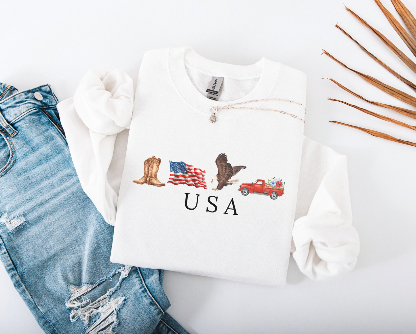 (Pre-order) USA Icons Crewneck Sweater