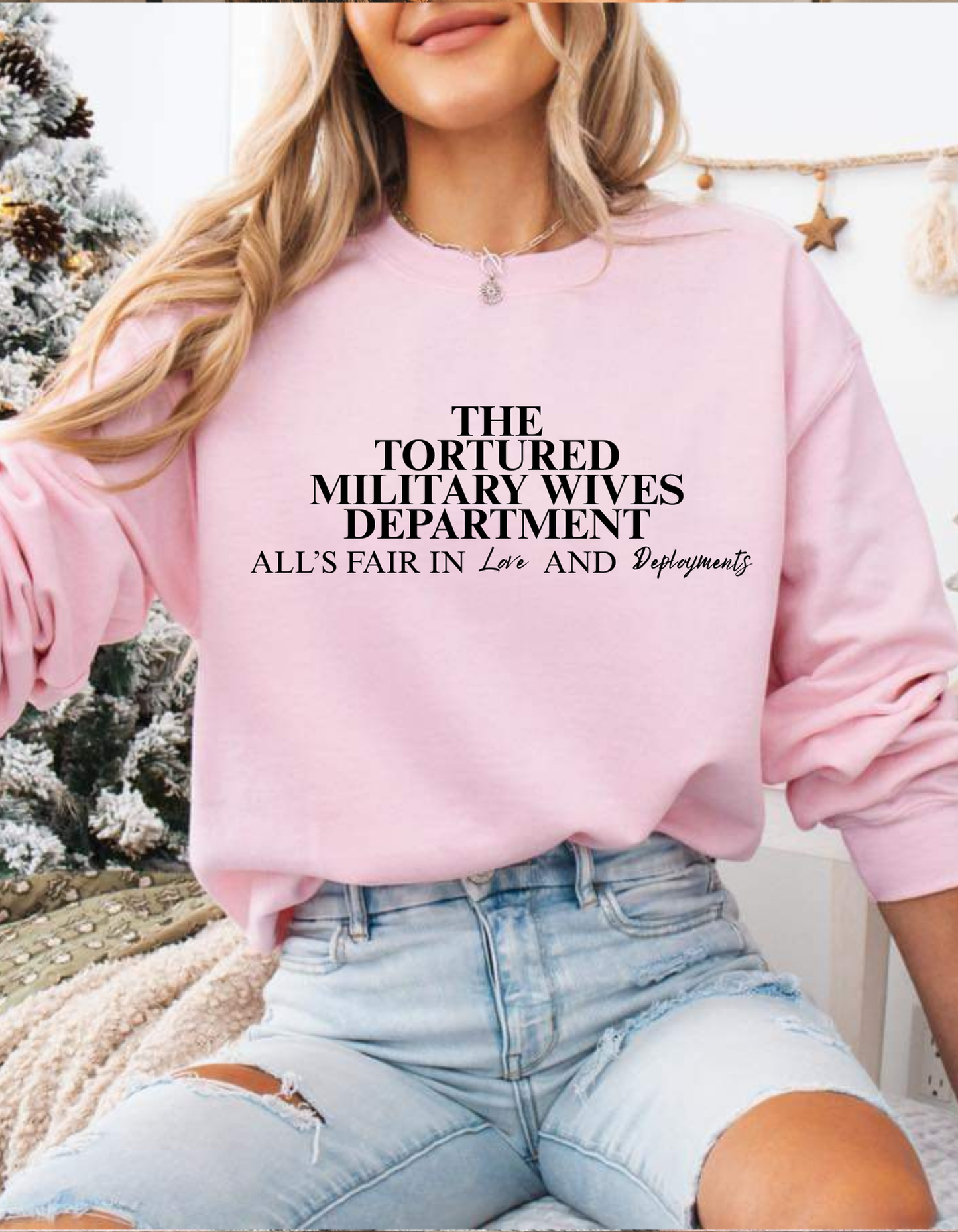 Tortured Military Wives Department Crewneck (pre-order)