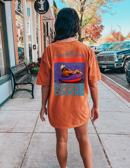 Hotter than a hoochie Coochie graphic tee