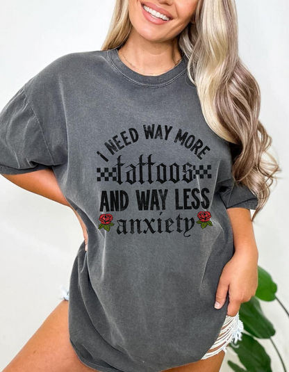 Way More Tattoos Graphic Tshirt