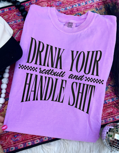 Drink Your Redbull Graphic Tshirt