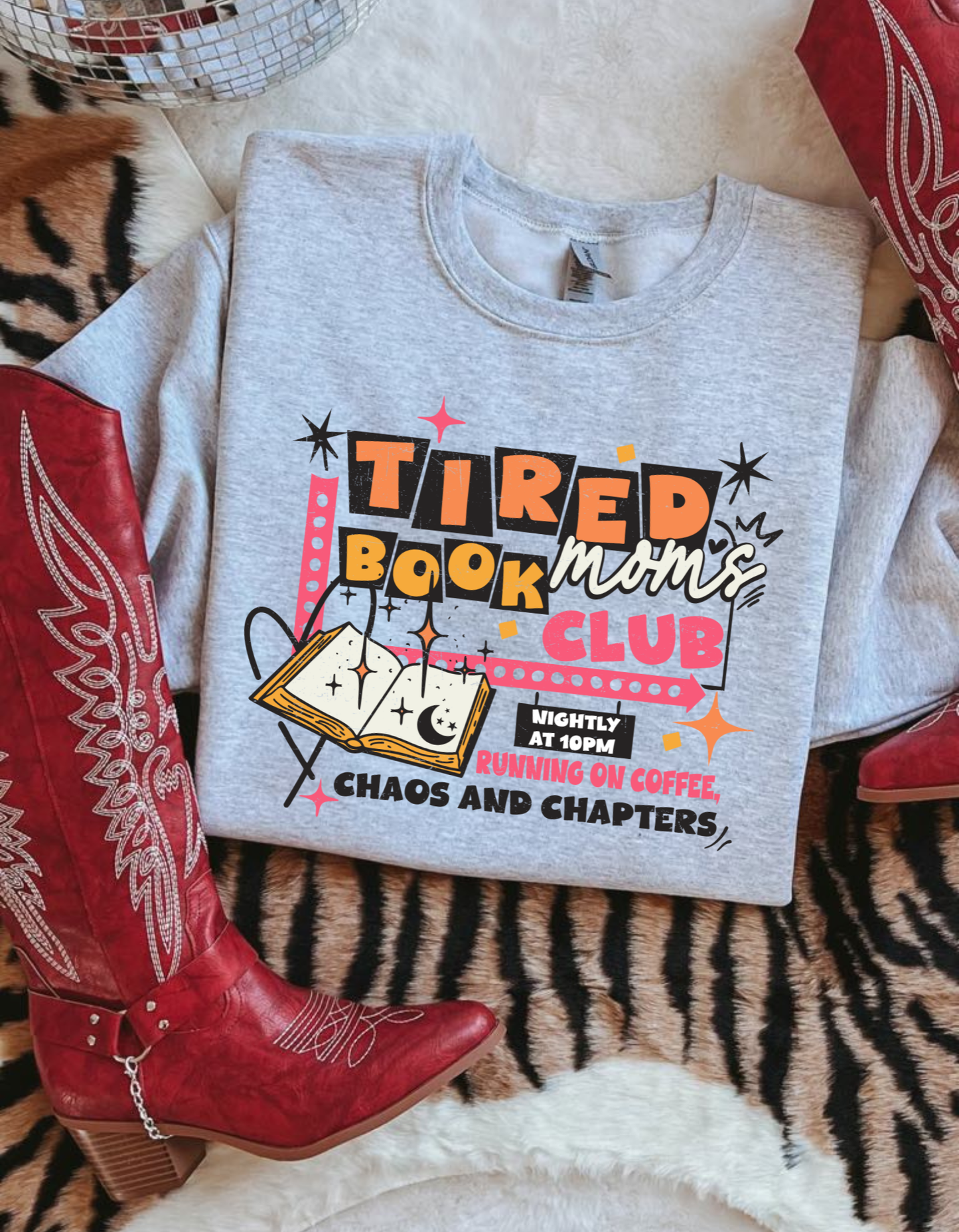 (PRE-ORDER) Tired Moms Book Club Crewneck Sweater