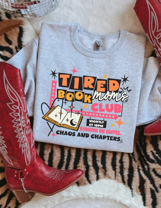 (PRE-ORDER) Tired Moms Book Club Crewneck Sweater