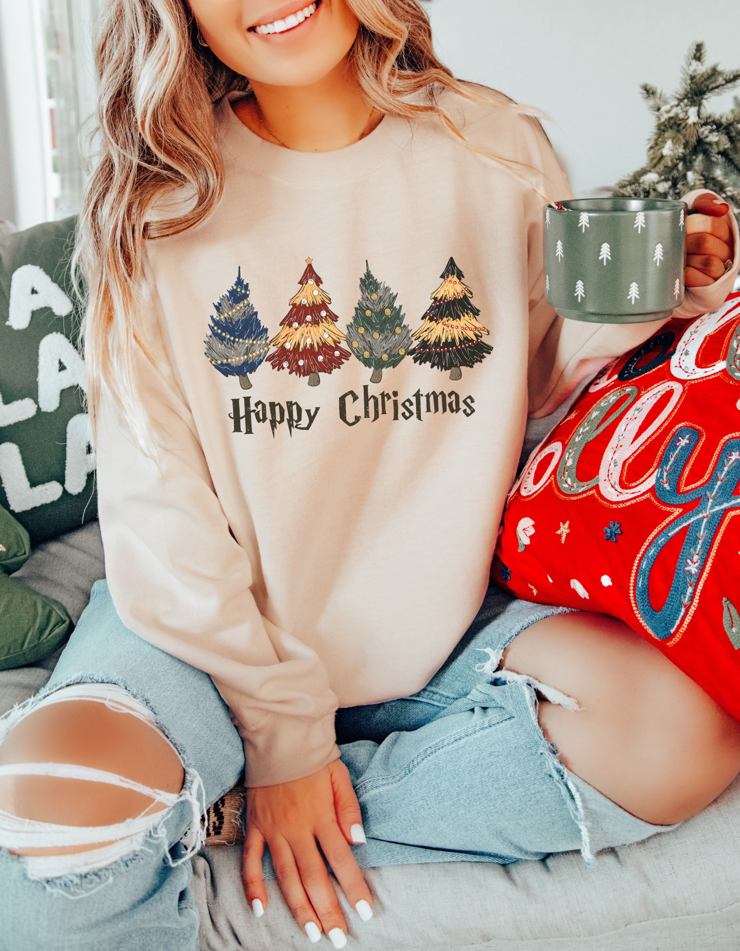 Happy Christmas Crewneck Sweater