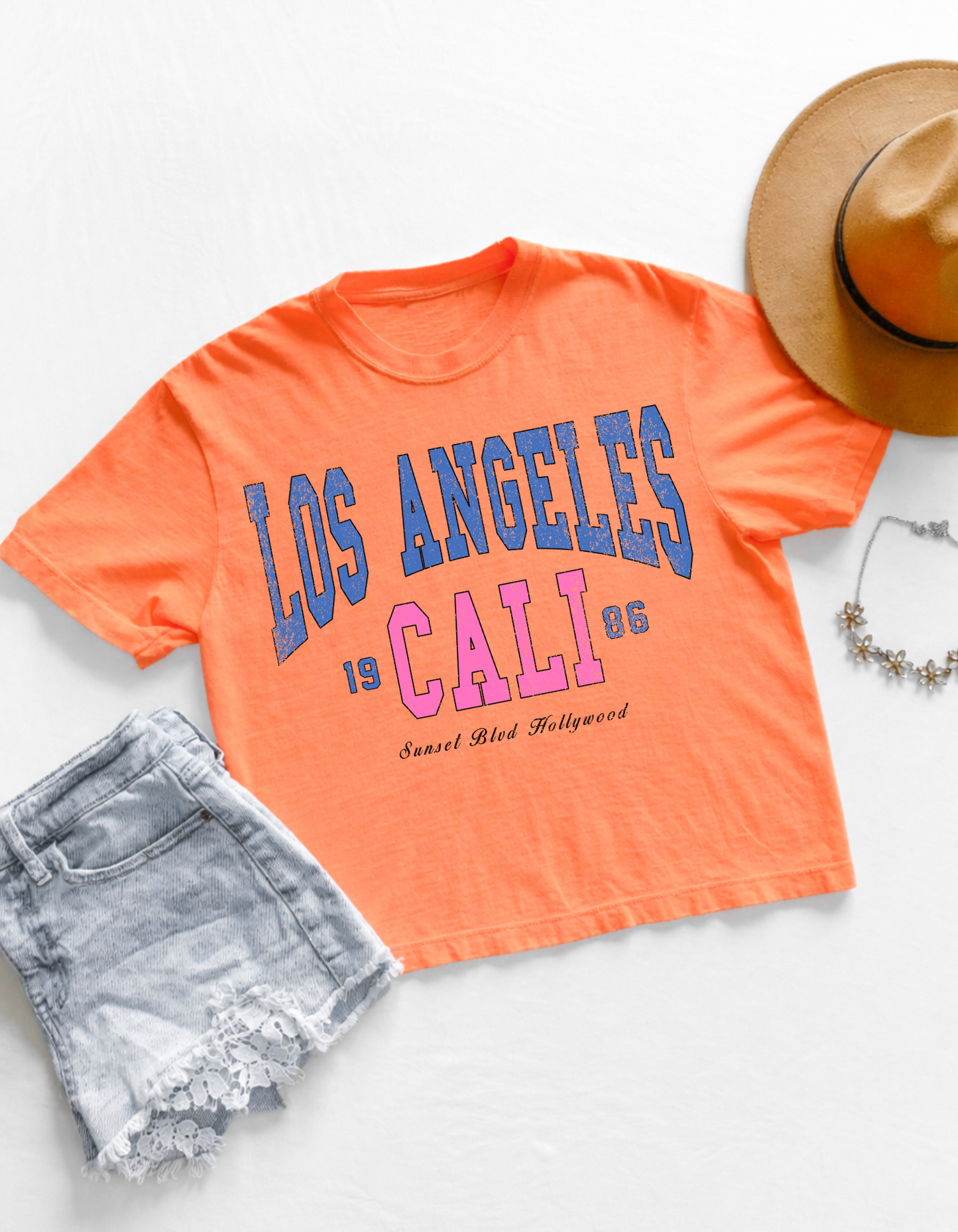 Los Angeles Cropped Boxy Tee