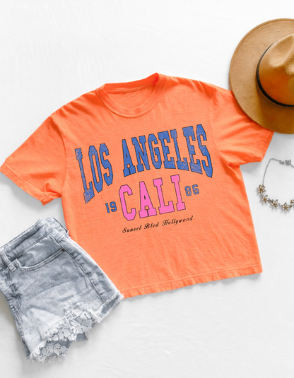 Los Angeles Cropped Boxy Tee