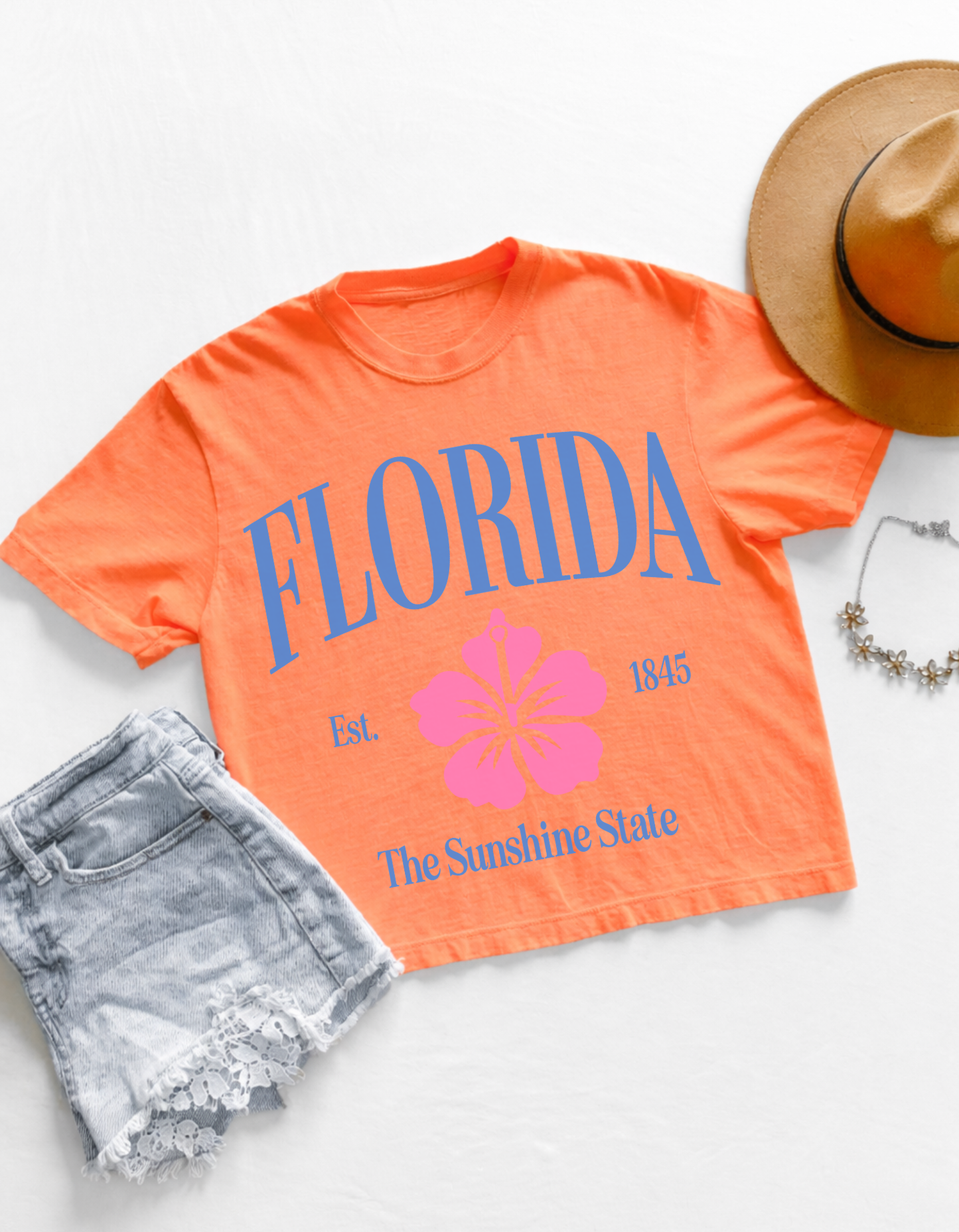 Florida Cropped Boxy Tee