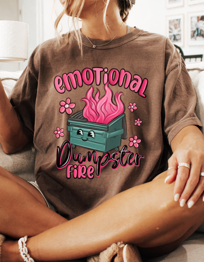 Emotional dumpster fire tshirt