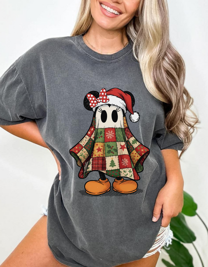 Quilt Mouse Ghost Graphic Tee