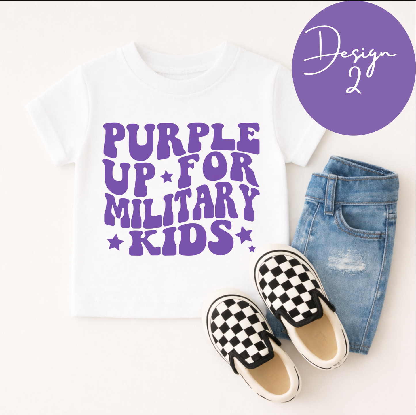 (Pre-order) Purple up for military kids