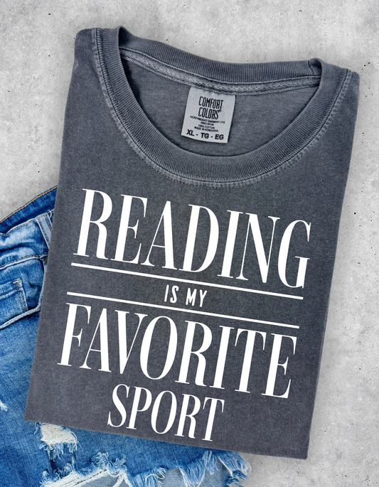 Reading is my Favorite Sport Tshirt