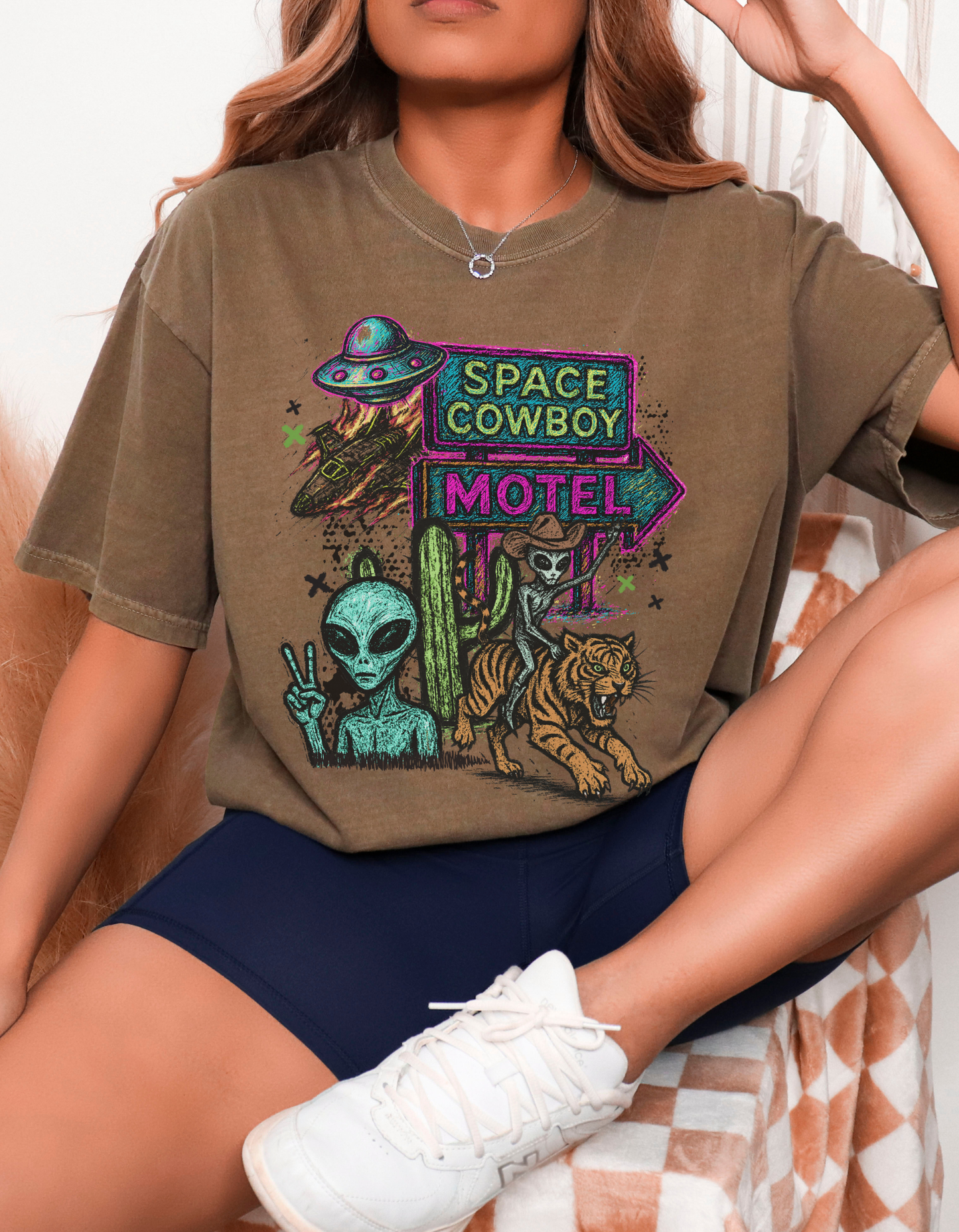 Space Cowboy Motel Graphic Tee