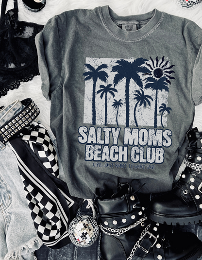 Salty Moms Beach Club Graphic Tshirt