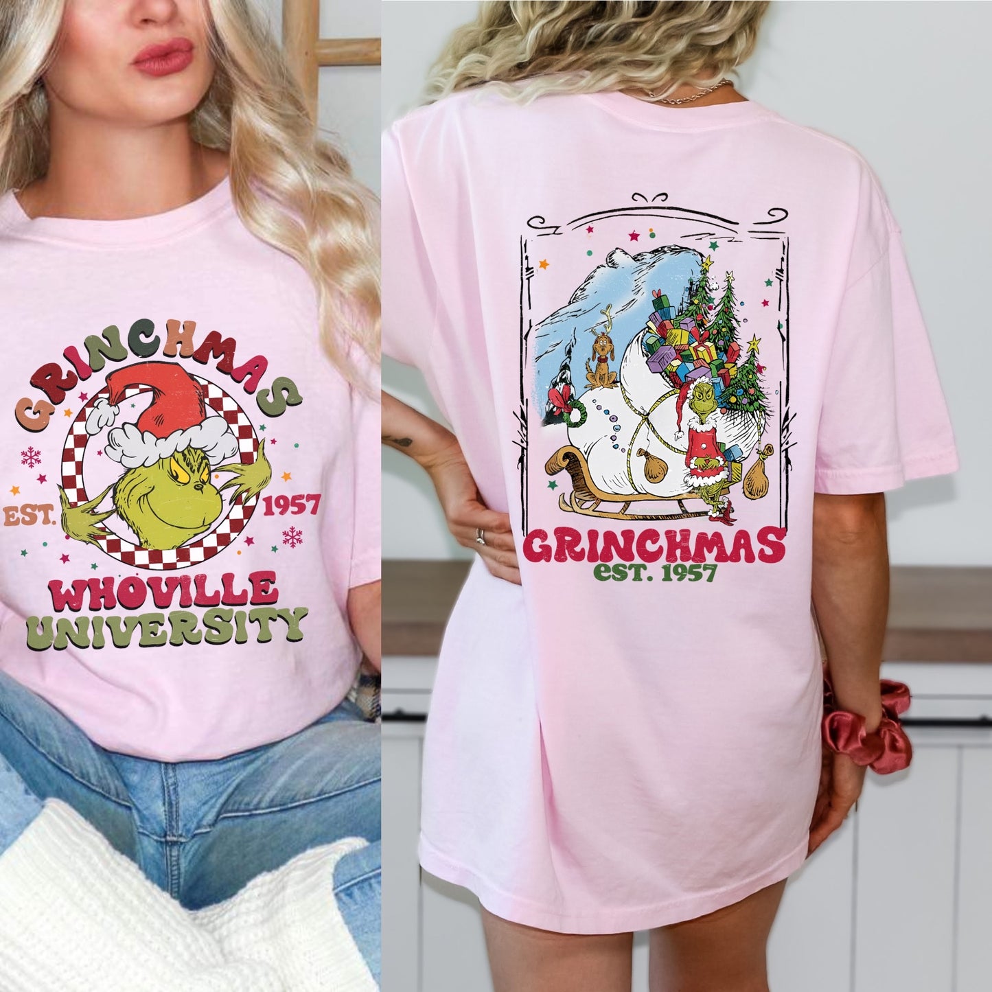 Grinchmas Whoville university tshirt