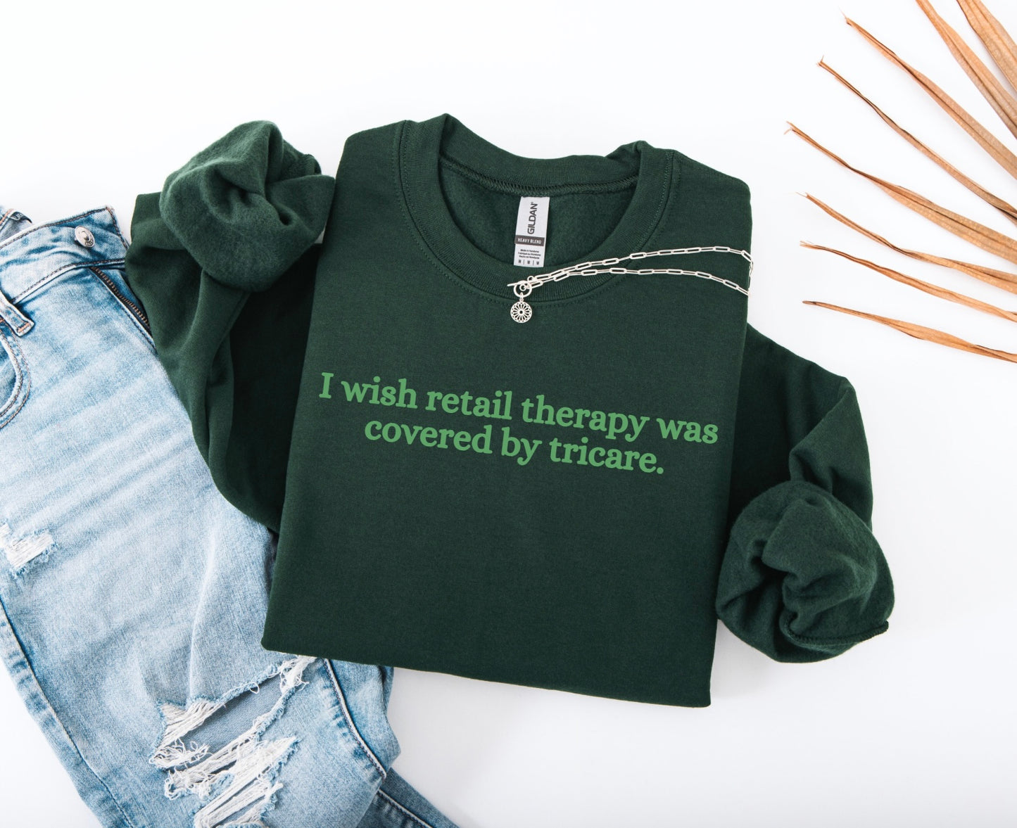 (Pre-order) Covered By Tricare Crewneck Sweater