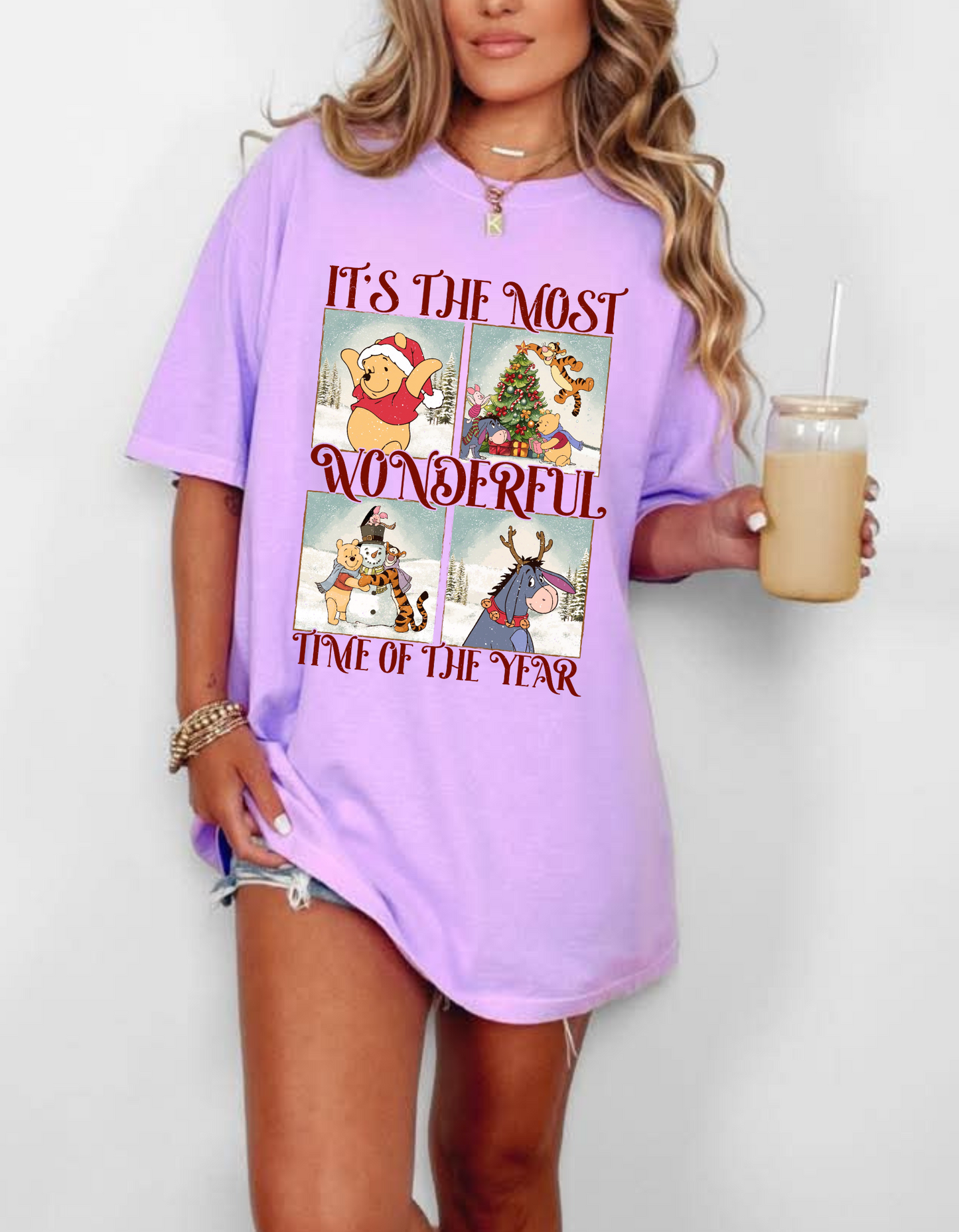 It’s the Most wonderful time of the year Christmas P00h Graphic Tee