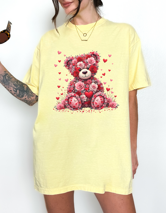 Valentines Bear Graphic Tshirt