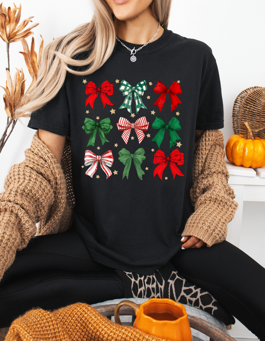 Christmas bow coquettes