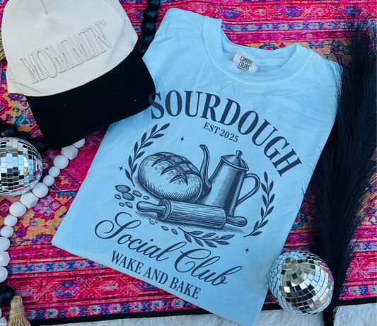 Sourdough social club graphic tees