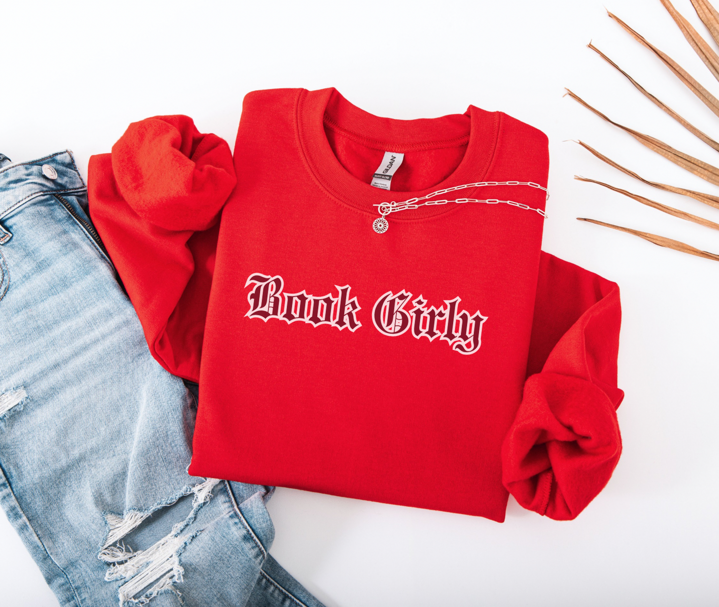 Book girly Crewneck Sweater