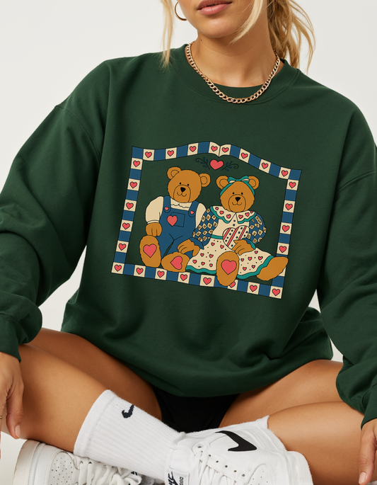 Vintage Thrift Bears Crewneck Sweater