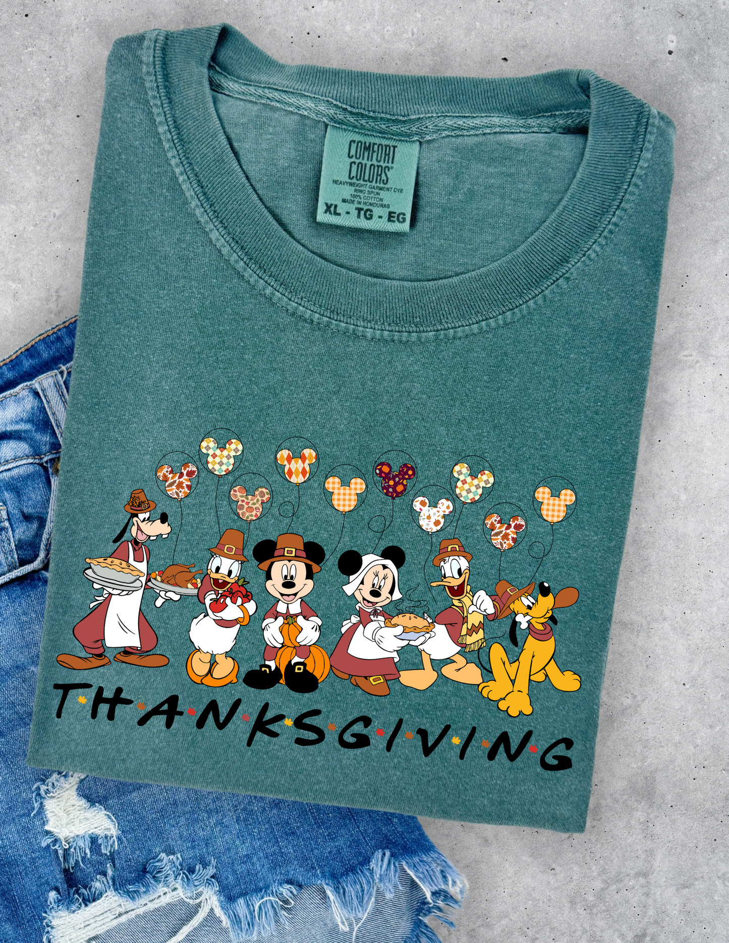 Mickey & friends Thanksgiving Tshirt