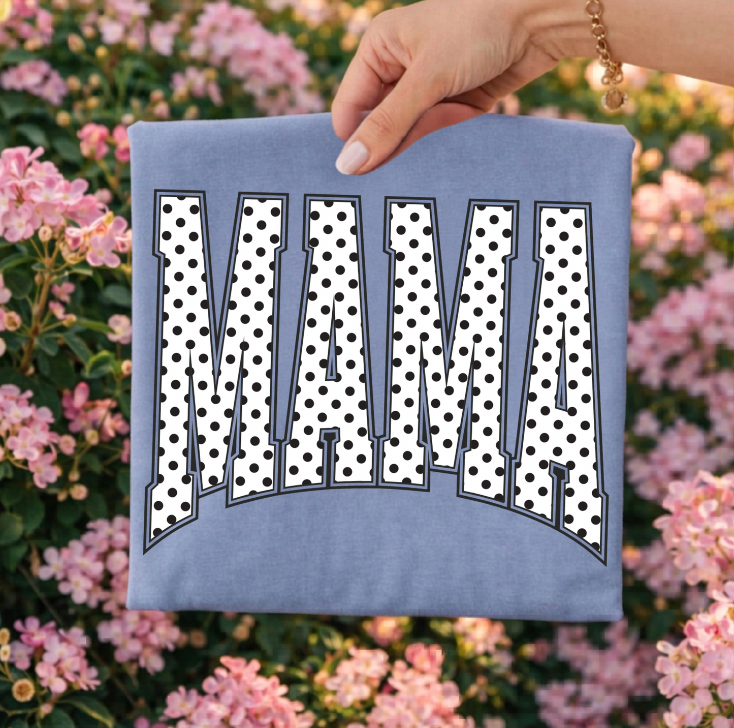 Polka dot Mama Tee