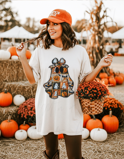 Patchwork Ghost Graphic Tee
