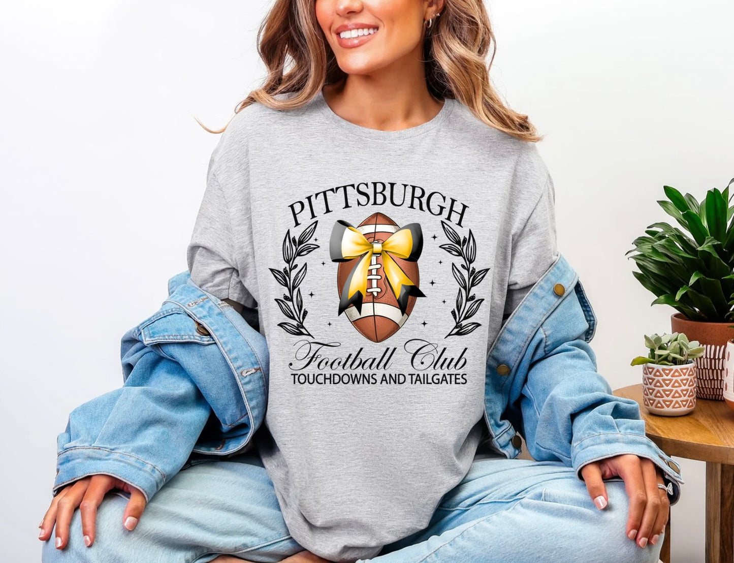 Football Team Bows Graphic Tee
