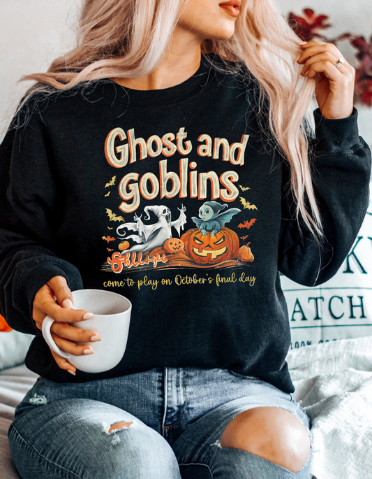 Ghosts and Goblins crewneck
