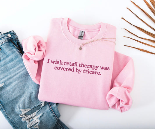 (Pre-order) Covered By Tricare Crewneck Sweater