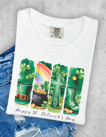 St Patrick’s Day collage Graphic Tshirt