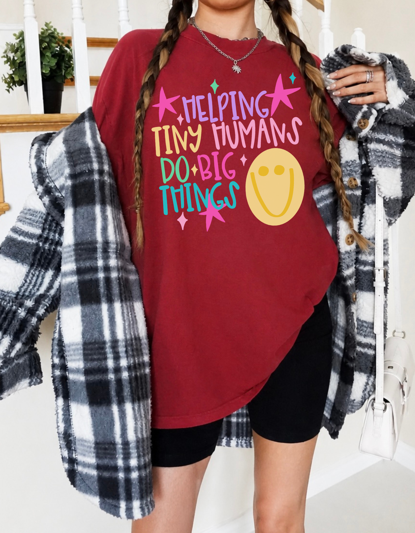 Helping tiny humans Graphic tee
