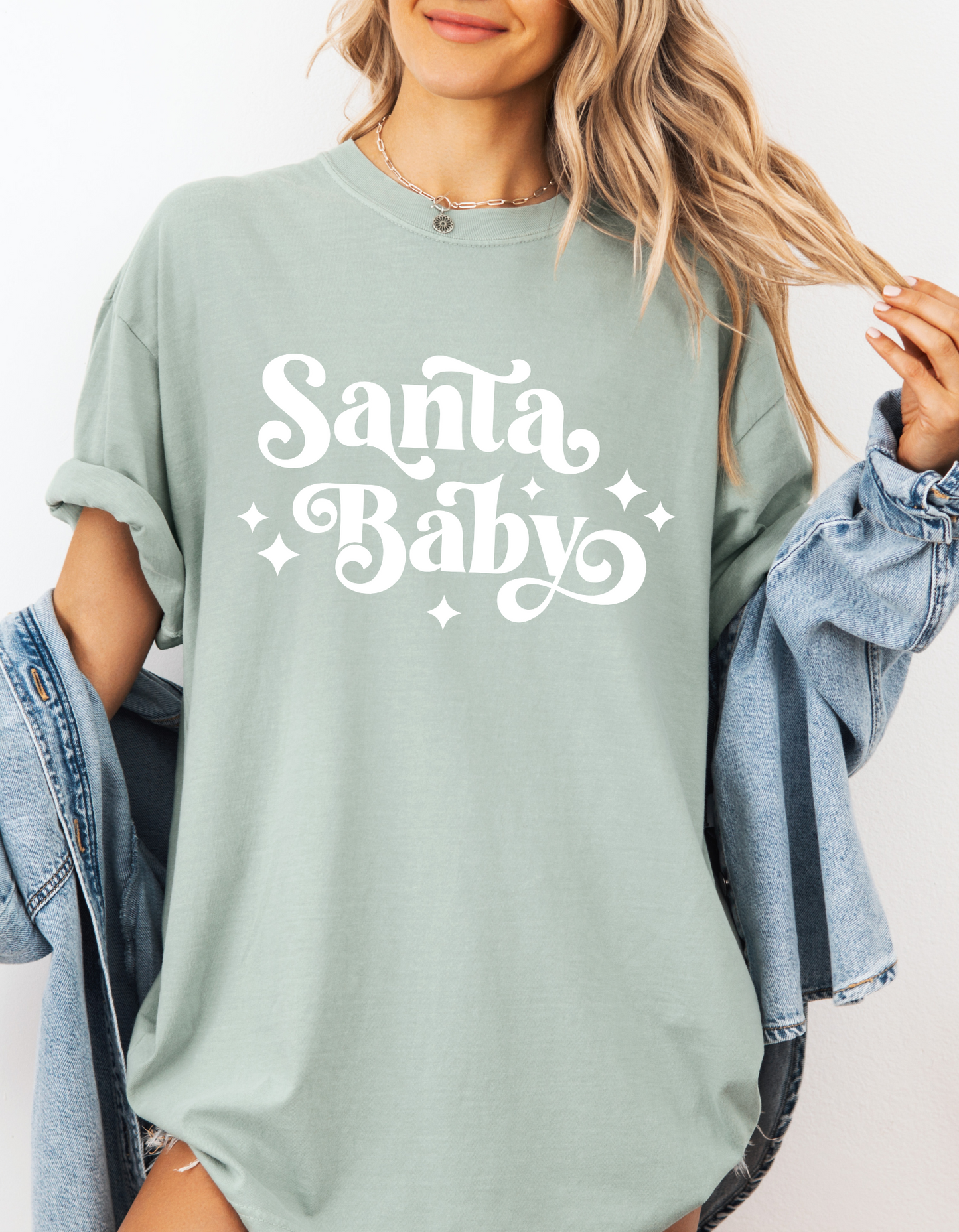 Santa baby tee