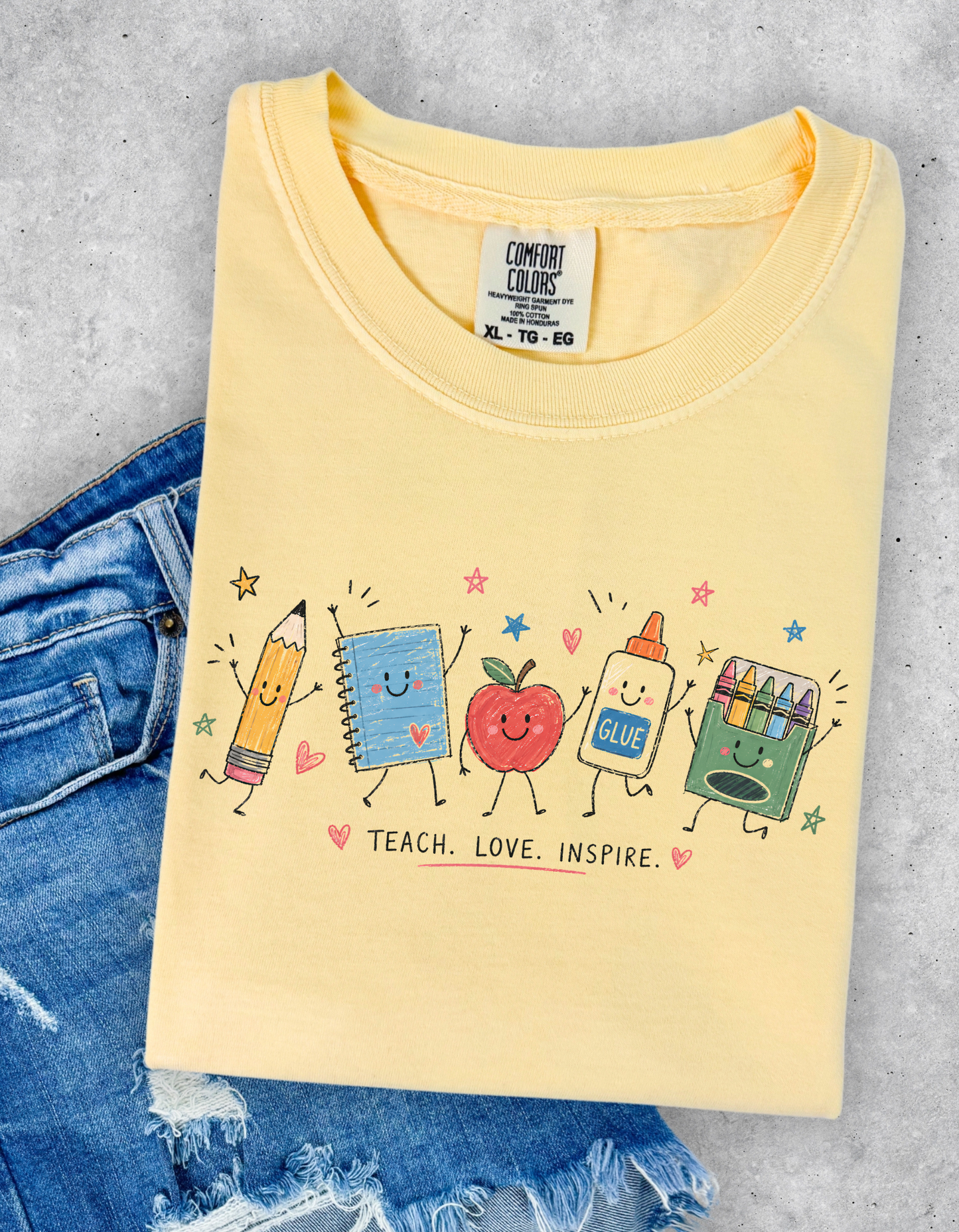 Teach. Love. Inspire. Graphic tee