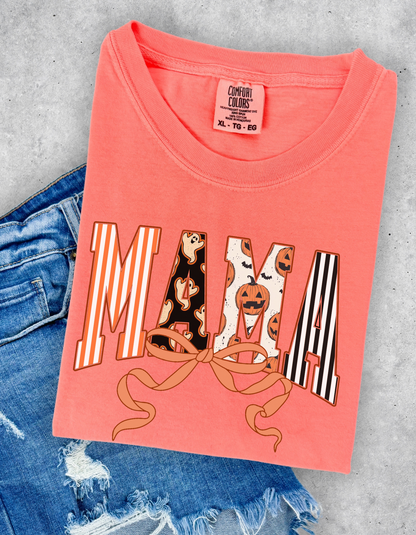 Spooky mama coquette graphic tee