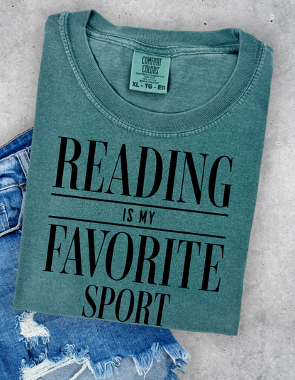Reading is my Favorite Sport Tshirt