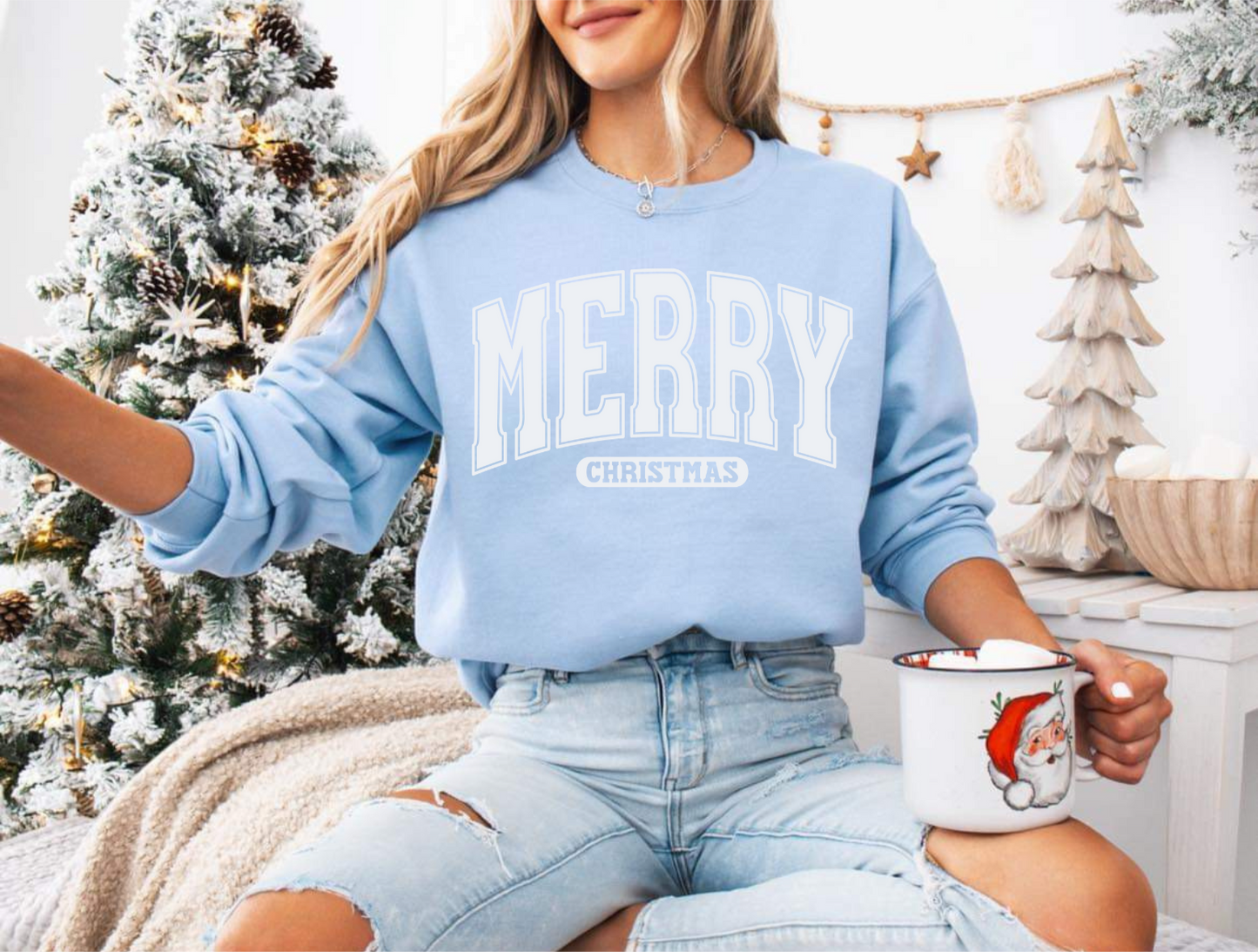 Merry Christmas crewneck sweater (pre-order)