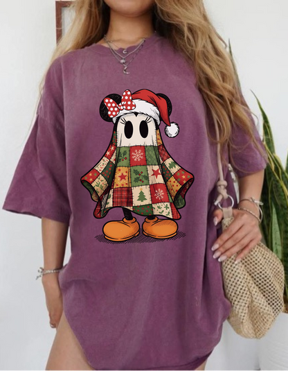 Quilt Mouse Ghost Graphic Tee