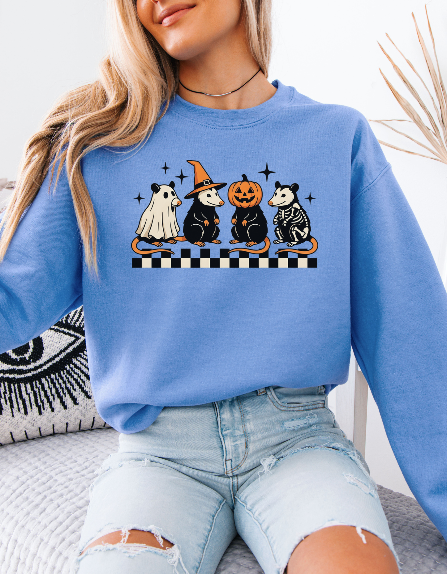 Halloween Possums Crewneck Sweater