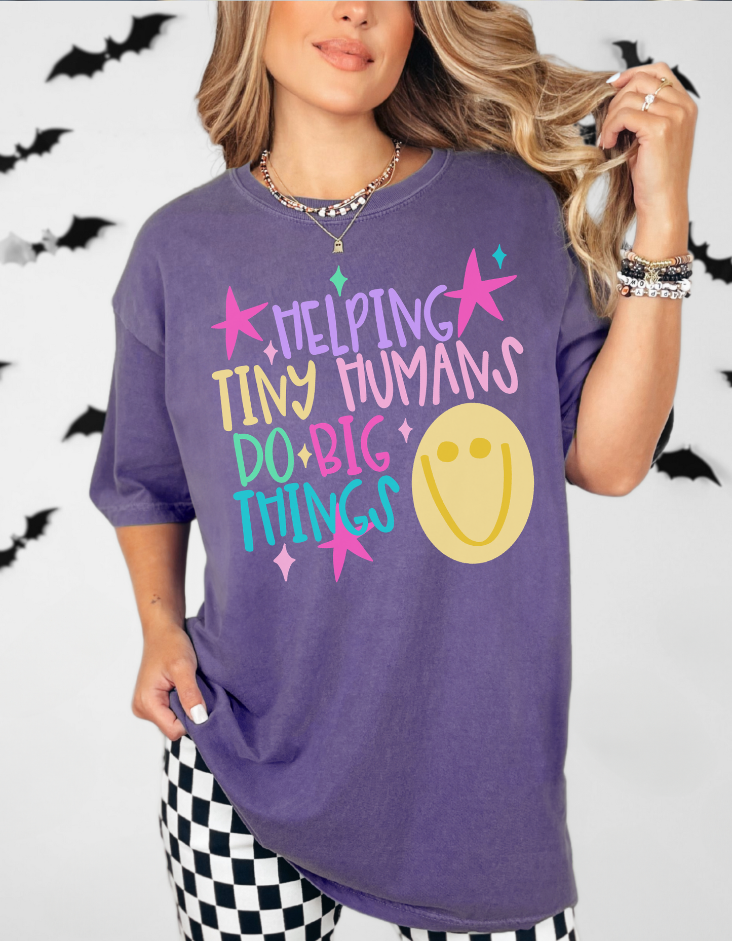Helping tiny humans Graphic tee
