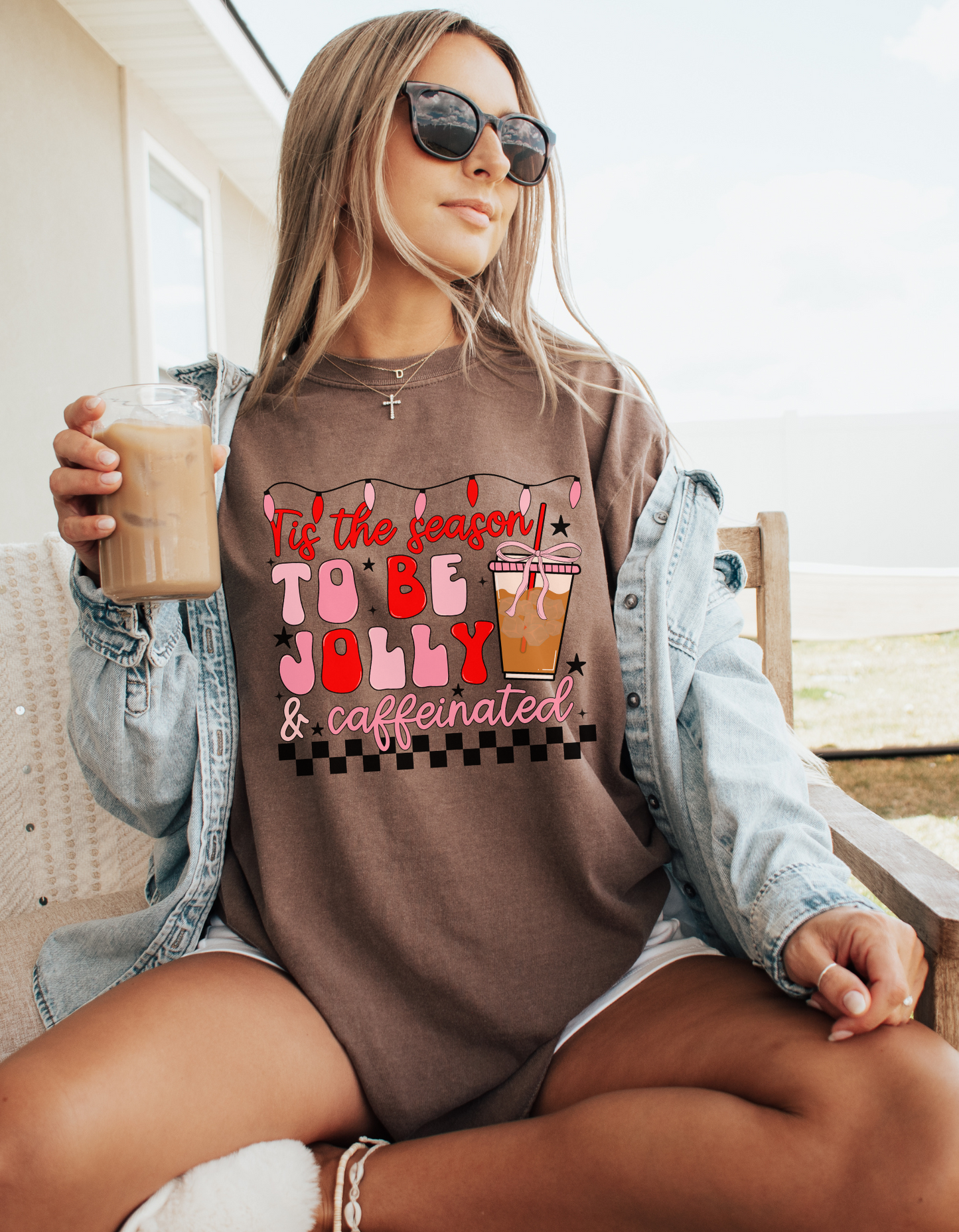 Tis the Season to be Caffeinated Graphic Tee