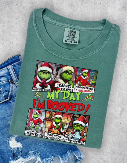 My day is booked graphic tshirt