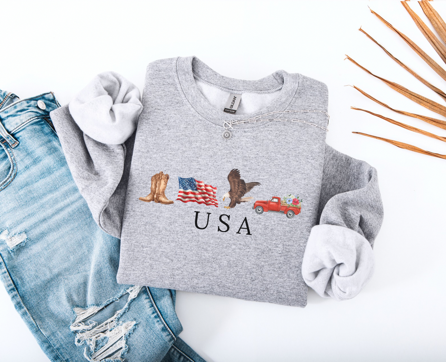 (Pre-order) USA Icons Crewneck Sweater
