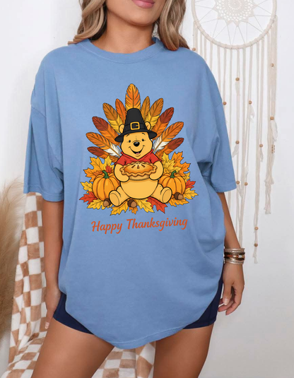 Happy Thanksgiving Pooh Tshirt