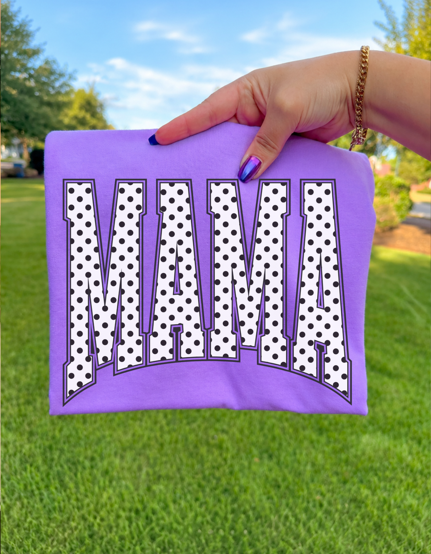 Polka dot Mama Tee