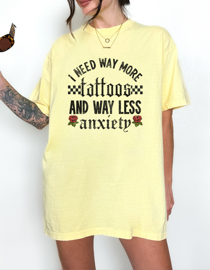 Way More Tattoos Graphic Tshirt